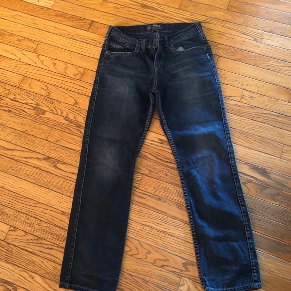 Men’s silver jeans - Picture 2 of 3